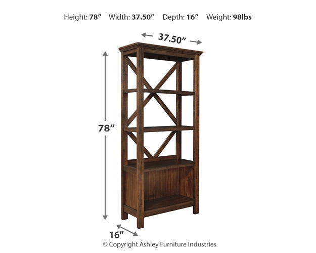 Baldridge Large Bookcase Homeline Furniture