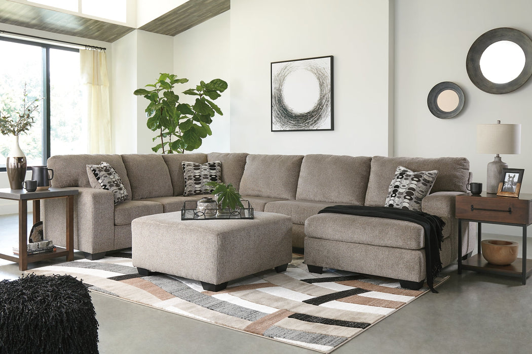 Ballinasloe 3-Piece Sectional with Ottoman Homeline Furniture