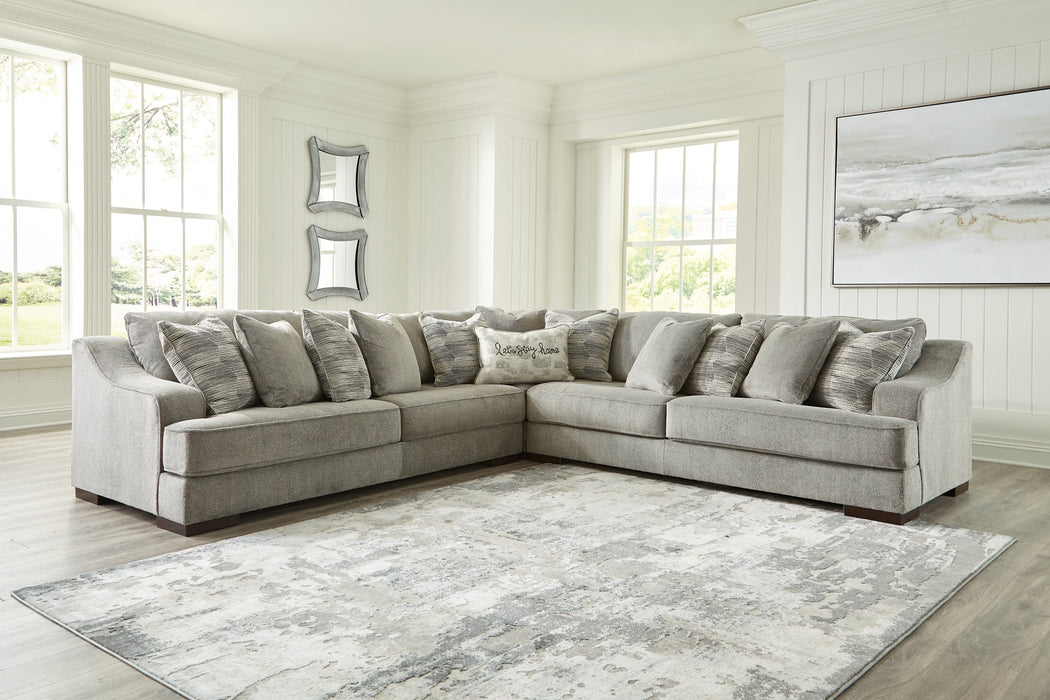 Bayless 3-Piece Sectional with Ottoman Homeline Furniture