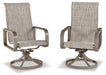 Beach Front Sling Swivel Chair (2/CN) Homeline Furniture