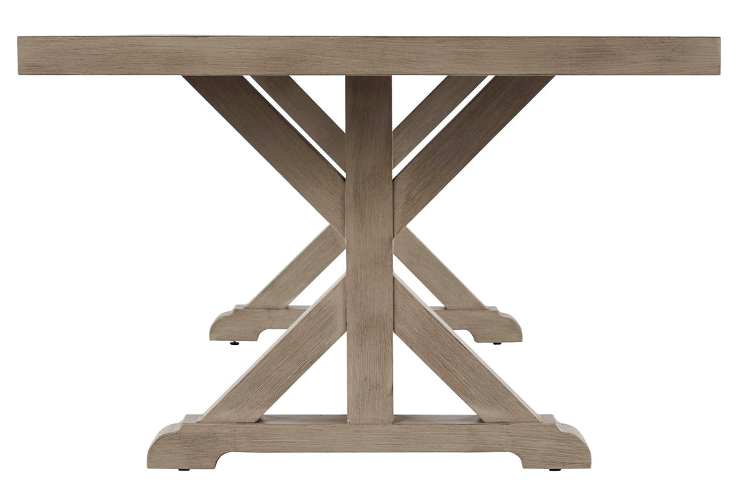Beachcroft RECT Dining Table w/UMB OPT Homeline Furniture