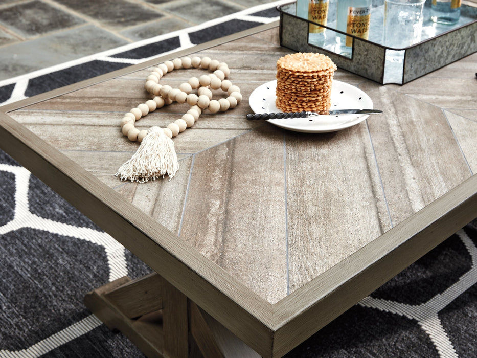 Beachcroft Rectangular Cocktail Table Homeline Furniture