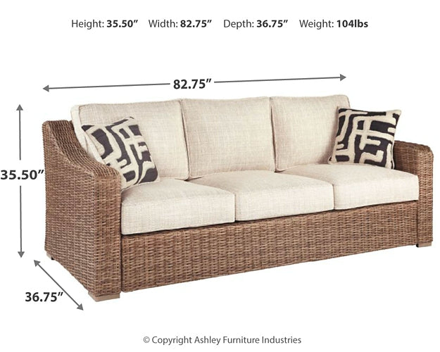 Beachcroft Sofa with Cushion Homeline Furniture