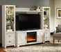 Bellaby 4-Piece Entertainment Center with Fireplace Homeline Furniture