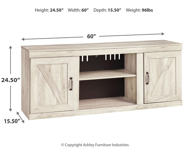 Bellaby LG TV Stand w/Fireplace Option Homeline Furniture