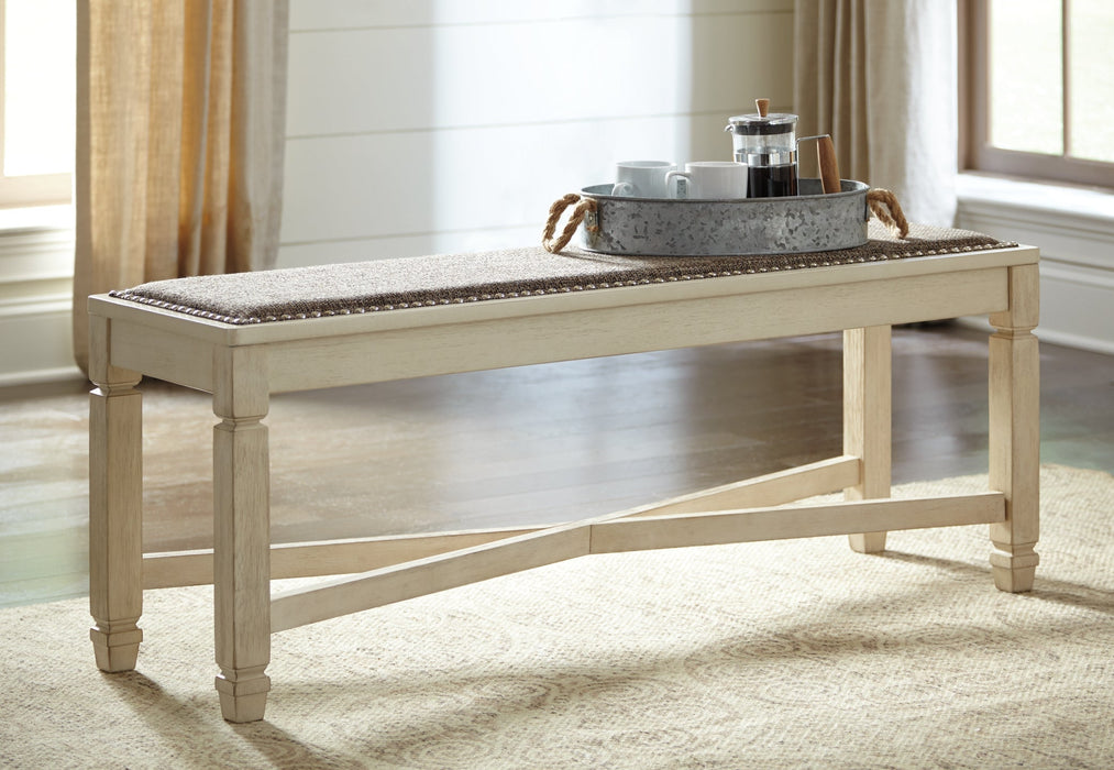 Bolanburg Dining Table and 2 Chairs and 2 Benches Homeline Furniture