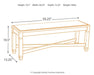 Bolanburg Dining Table and 2 Chairs and 2 Benches Homeline Furniture