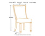 Bolanburg Dining Table and 6 Chairs Homeline Furniture