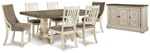 Bolanburg Dining Table and 6 Chairs with Storage Homeline Furniture