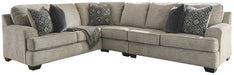 Bovarian 3-Piece Sectional with Ottoman Homeline Furniture