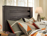 Brinxton Full Panel Bed with Mirrored Dresser, Chest and Nightstand Homeline Furniture