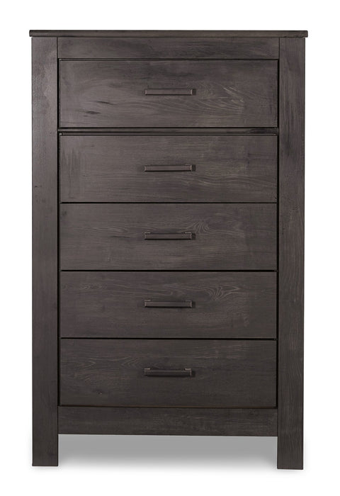 Brinxton Full Panel Headboard with Mirrored Dresser, Chest and Nightstand Homeline Furniture