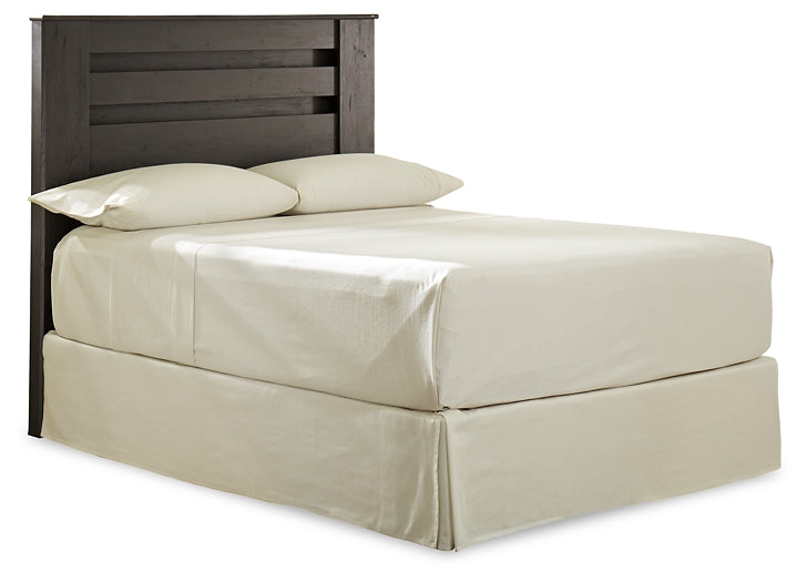 Brinxton King/California King Panel Headboard with Mirrored Dresser, Chest and Nightstand Homeline Furniture