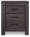 Brinxton King Panel Bed with Mirrored Dresser and Nightstand Homeline Furniture