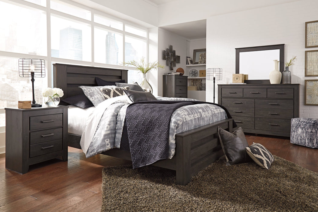 Brinxton Two Drawer Night Stand Homeline Furniture