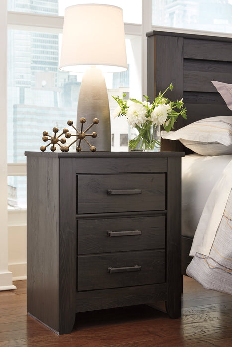Brinxton Two Drawer Night Stand Homeline Furniture