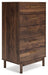 Calverson Five Drawer Chest Homeline Furniture