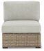 Calworth Armless Chair w/Cushion (2/CN) Homeline Furniture