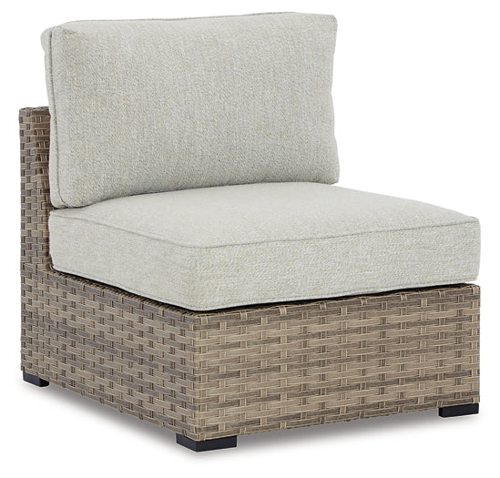 Calworth Armless Chair w/Cushion (2/CN) Homeline Furniture