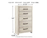 Cambeck Five Drawer Chest Homeline Furniture