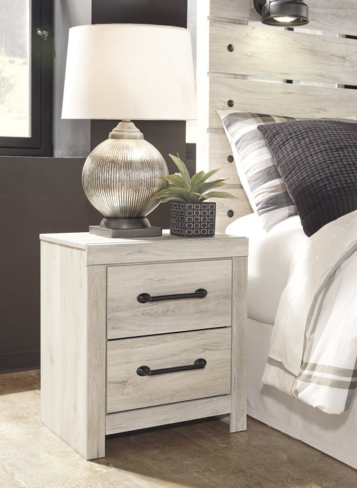 Cambeck Queen Panel Bed with 4 Storage Drawers with Mirrored Dresser, Chest and 2 Nightstands Homeline Furniture