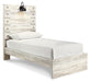 Cambeck Twin Panel Bed with Mirrored Dresser, Chest and Nightstand Homeline Furniture