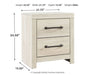 Cambeck Two Drawer Night Stand Homeline Furniture