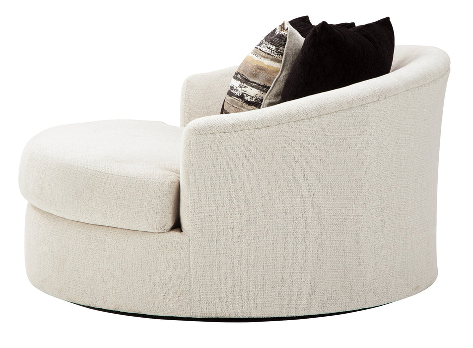 Cambri Chair and Ottoman Homeline Furniture