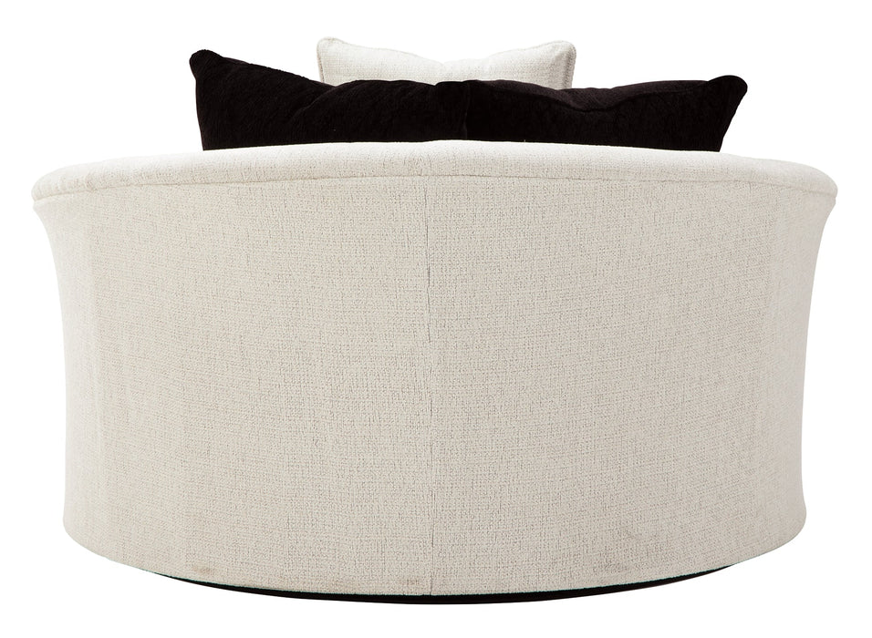 Cambri Chair and Ottoman Homeline Furniture