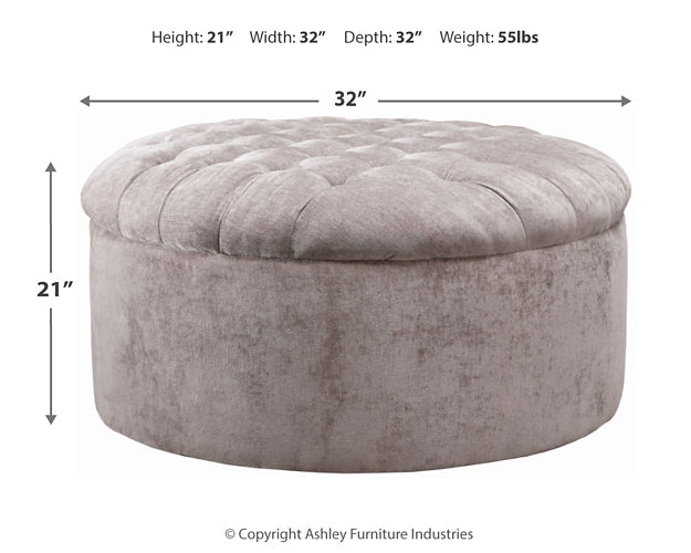 Carnaby Oversized Accent Ottoman Homeline Furniture