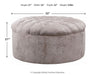 Carnaby Oversized Accent Ottoman Homeline Furniture