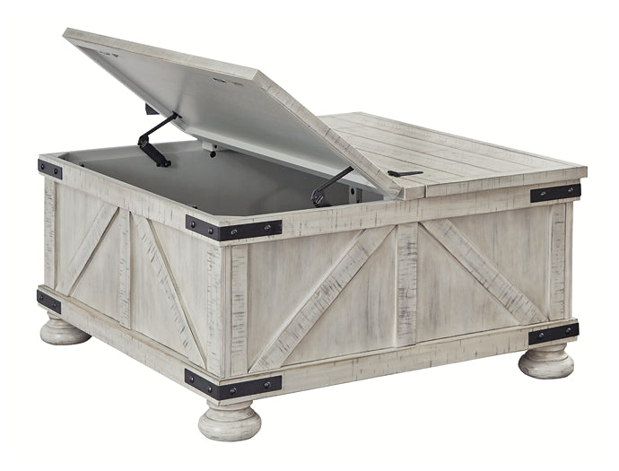 Carynhurst Cocktail Table with Storage Homeline Furniture