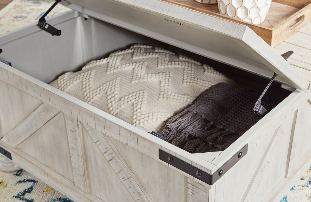 Carynhurst Cocktail Table with Storage Homeline Furniture