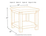 Carynhurst Rectangular End Table Homeline Furniture