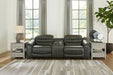 Center Line 3-Piece Sectional with Recliner Homeline Furniture