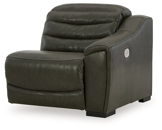 Center Line 3-Piece Sectional with Recliner Homeline Furniture