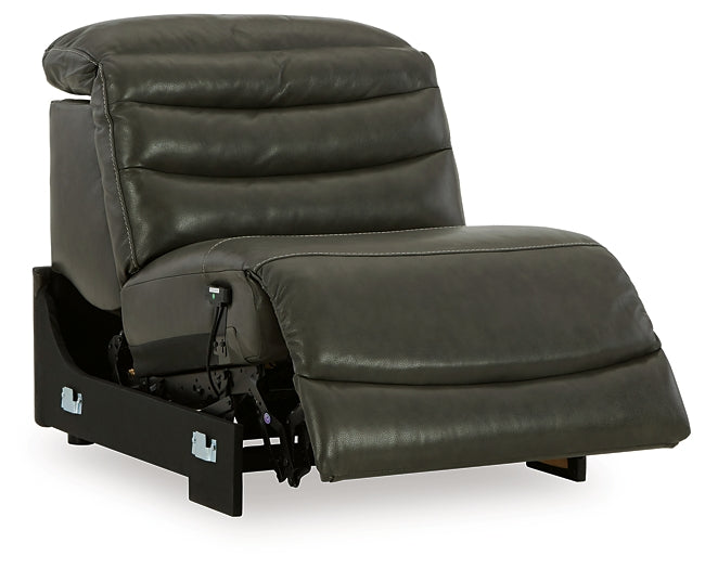 Center Line 6-Piece Sectional with Recliner Homeline Furniture