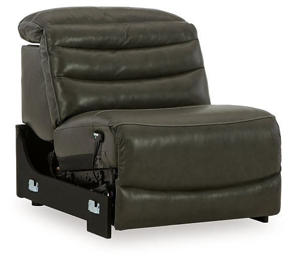 Center Line 6-Piece Sectional with Recliner Homeline Furniture