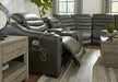 Center Line 6-Piece Sectional with Recliner Homeline Furniture