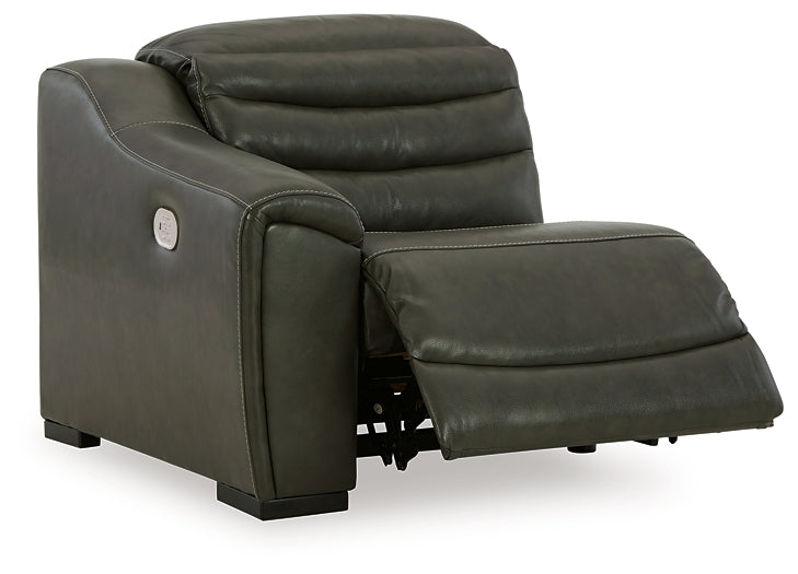Center Line 6-Piece Sectional with Recliner Homeline Furniture