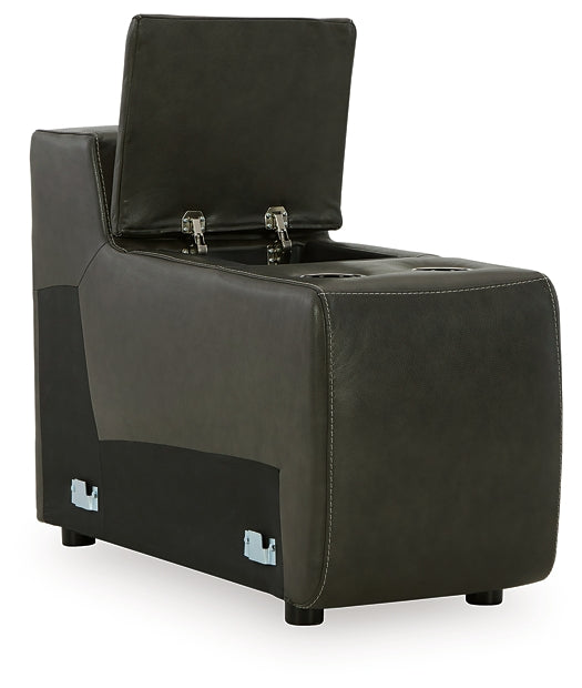 Center Line 6-Piece Sectional with Recliner Homeline Furniture