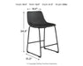 Centiar Counter Height Dining Table and 2 Barstools Homeline Furniture