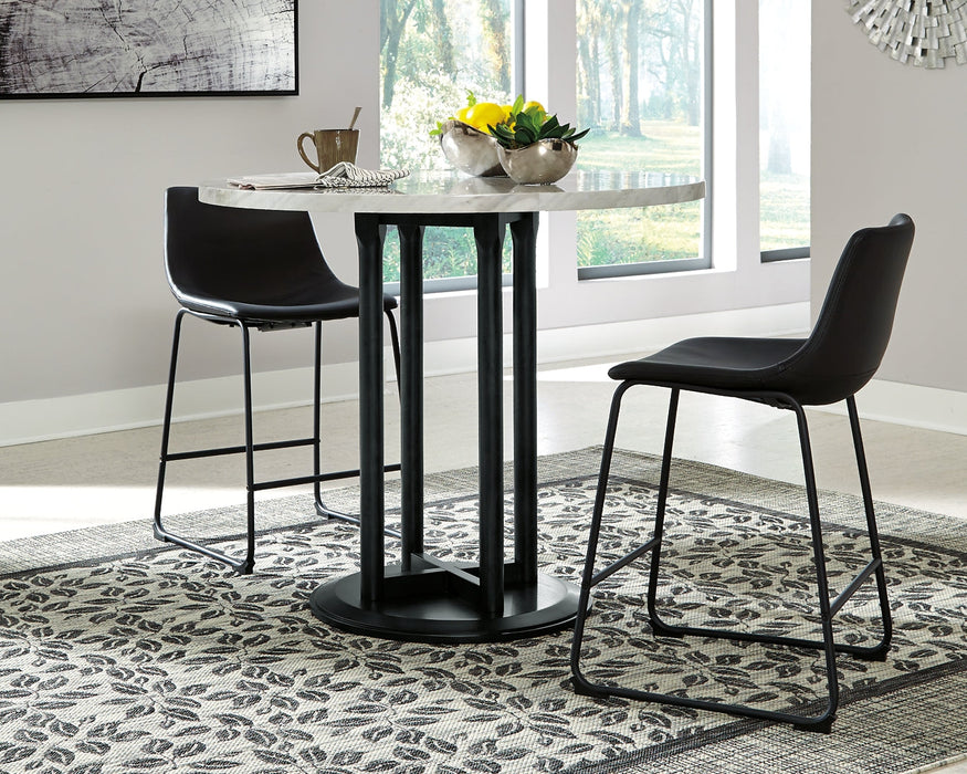 Centiar Counter Height Dining Table and 2 Barstools Homeline Furniture