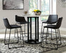 Centiar Counter Height Dining Table and 4 Barstools Homeline Furniture