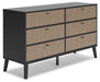 Charlang Six Drawer Dresser Homeline Furniture