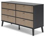 Charlang Six Drawer Dresser Homeline Furniture