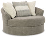Creswell Oversized Swivel Accent Chair Homeline Furniture