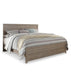 Culverbach King Panel Bed with Mirrored Dresser Homeline Furniture