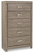 Culverbach Queen Panel Bed with Mirrored Dresser, Chest and 2 Nightstands Homeline Furniture
