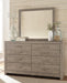Culverbach Queen Panel Bed with Mirrored Dresser, Chest and 2 Nightstands Homeline Furniture